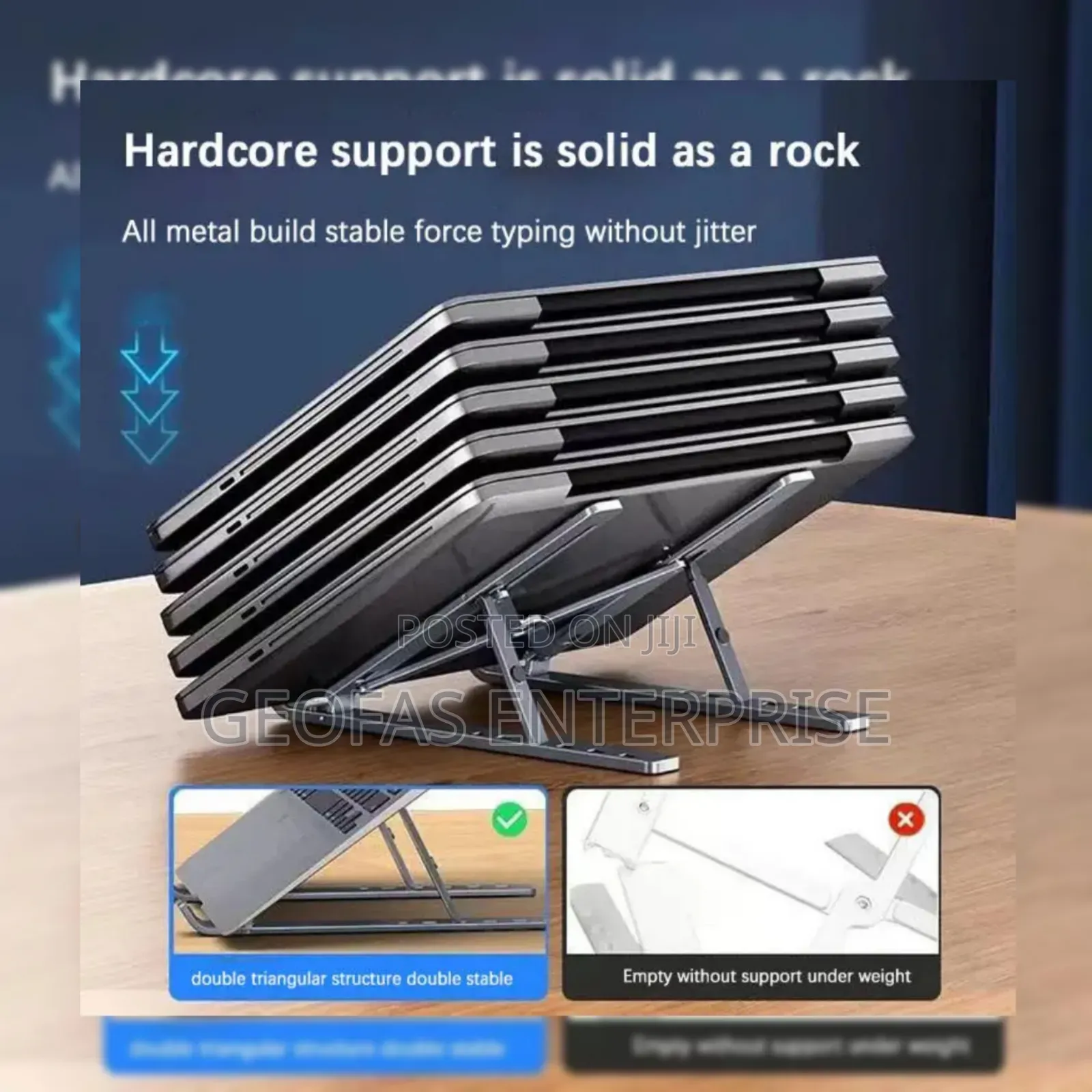 Original Adjustable Foldable Laptop And Tablet Stand