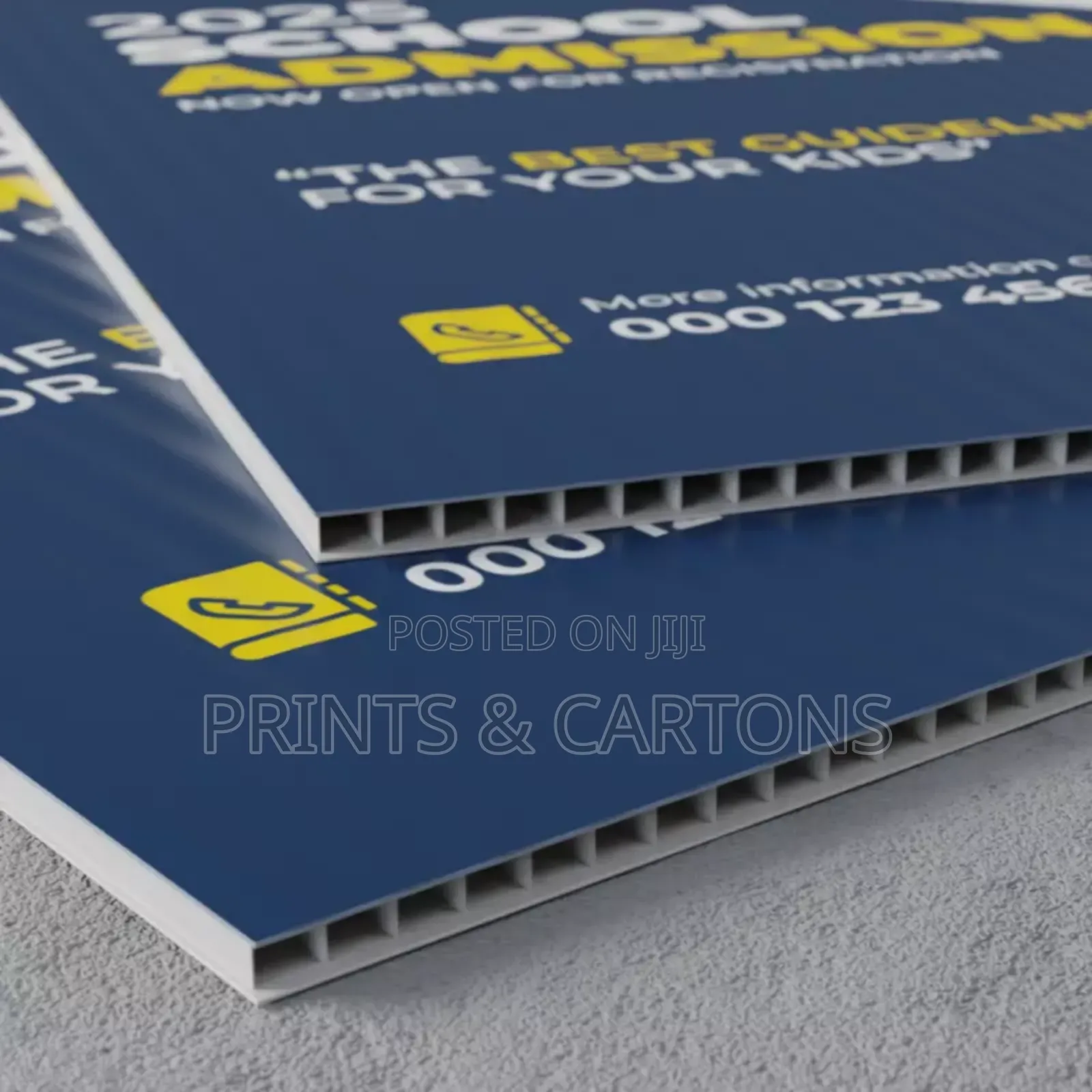 Fluted Board Printing " 