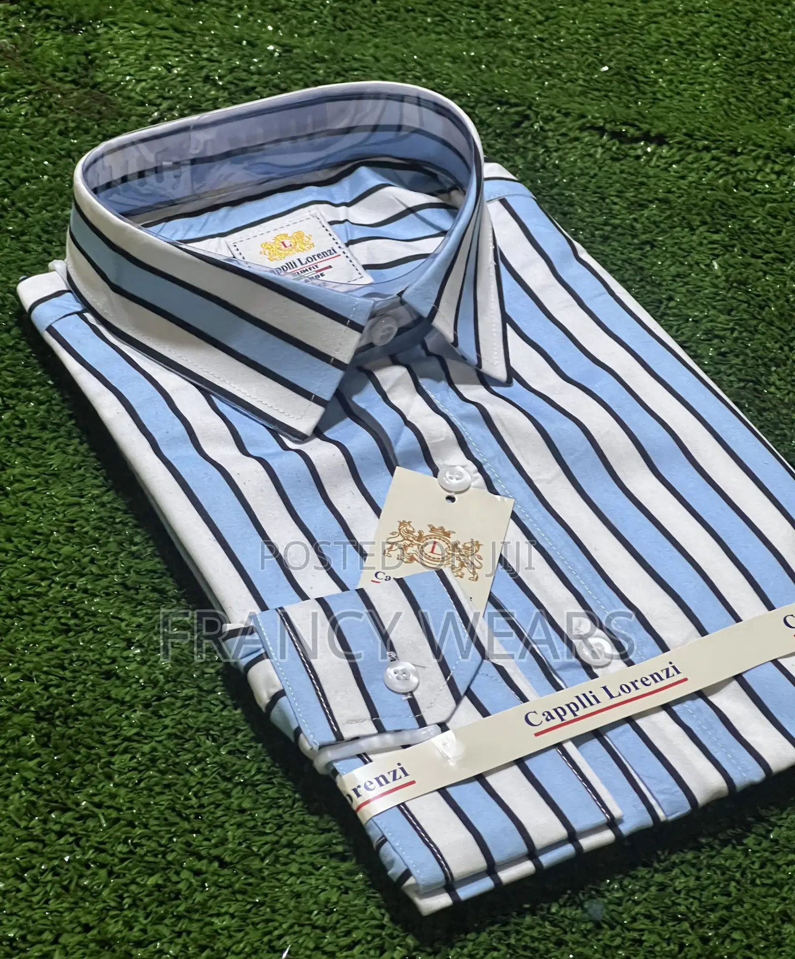 Good Material Office Strip Shirts