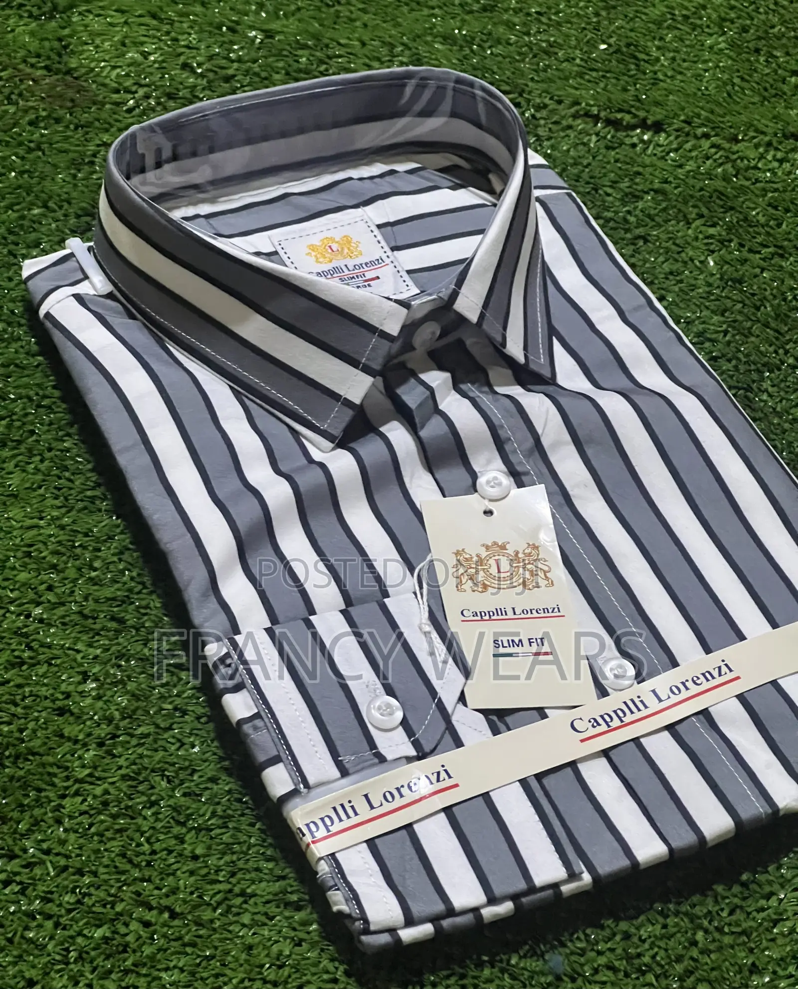 Good Material Office Strip Shirts