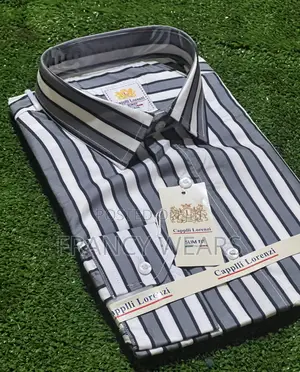 Good Material Office Strip Shirts