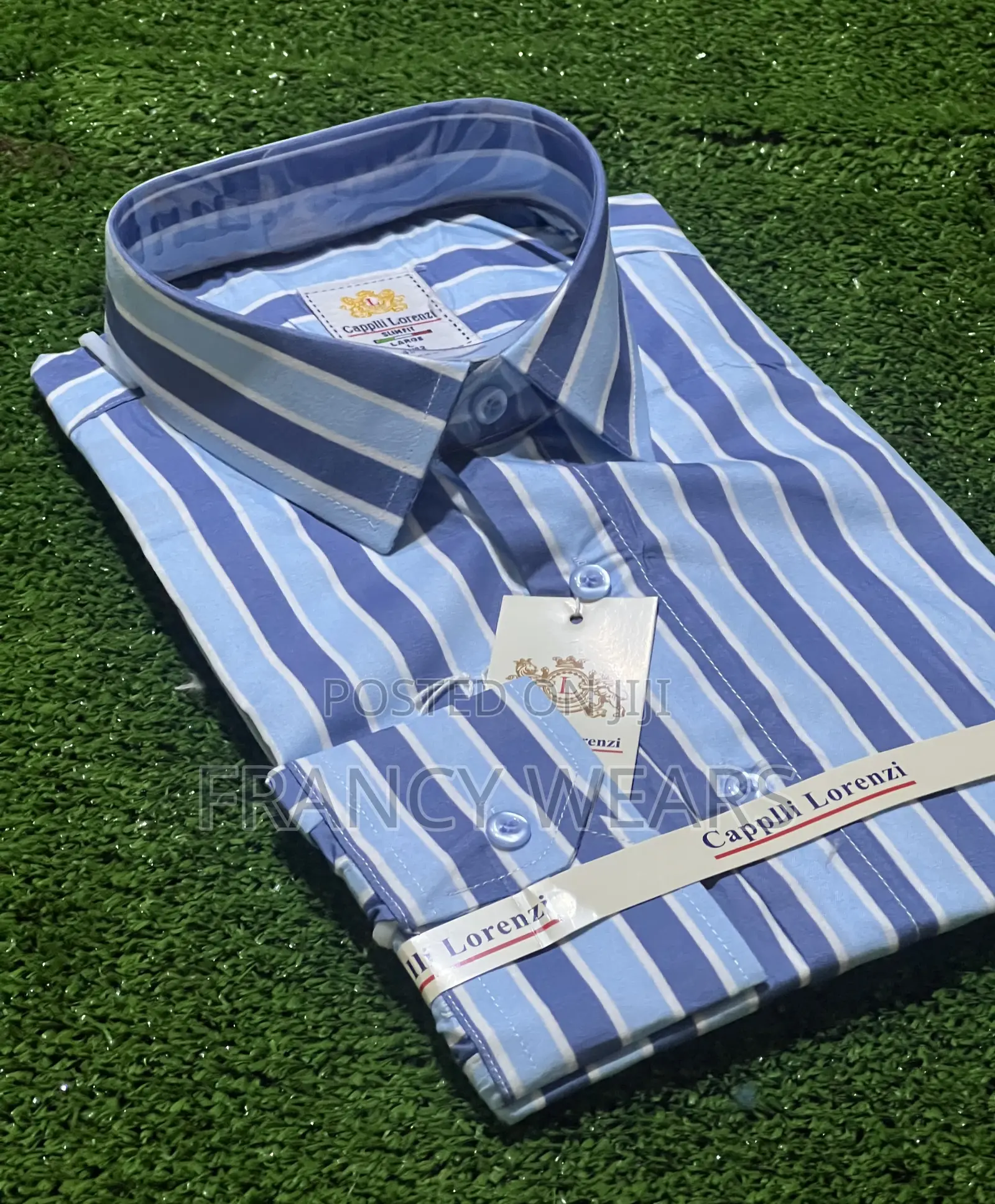 Good Material Office Strip Shirts