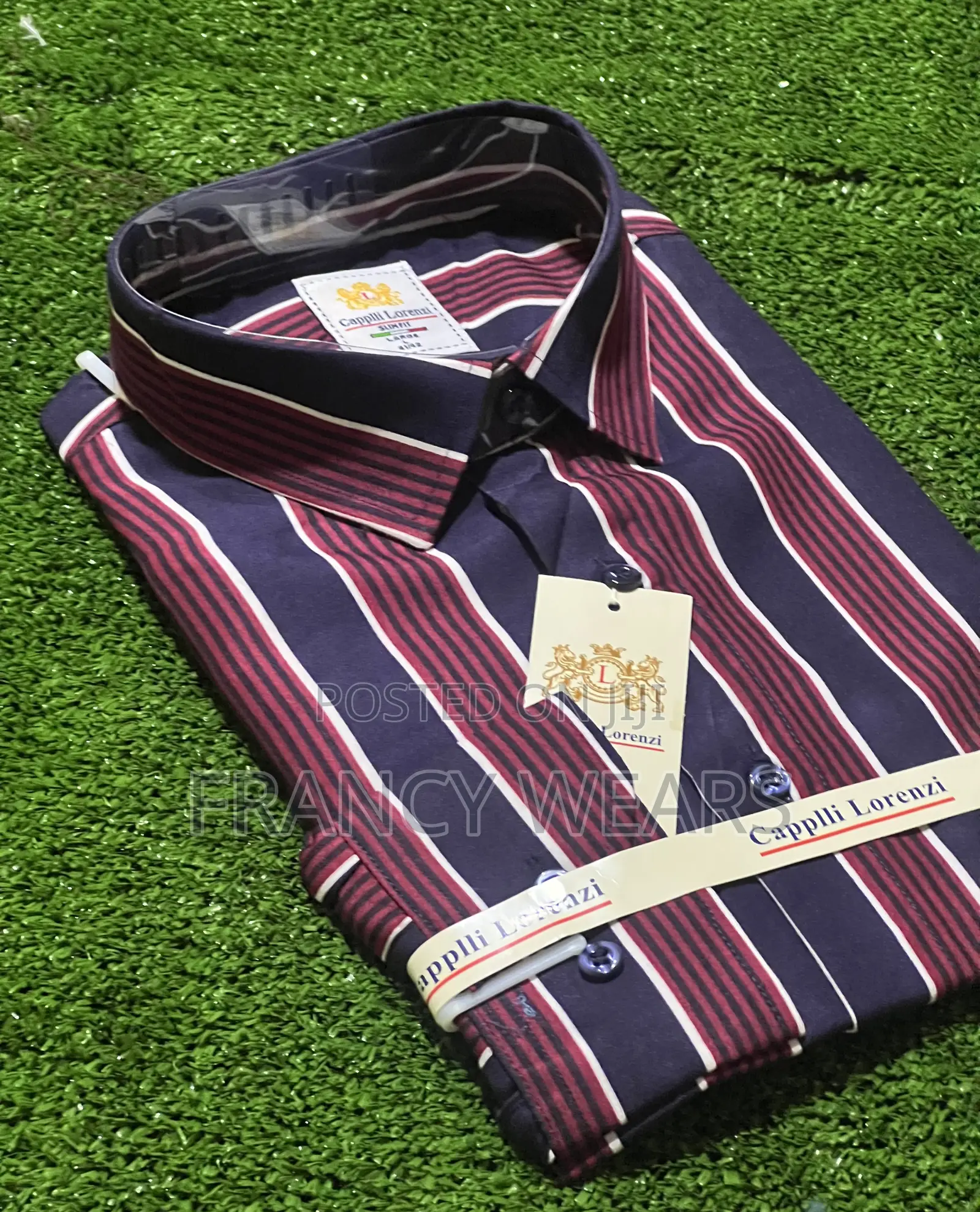 Good Material Office Strip Shirts