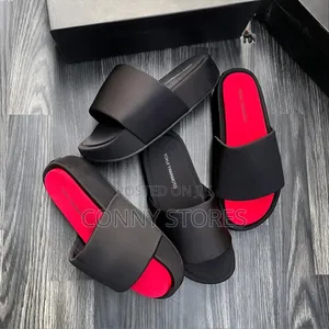 Quality Yeezy Y-3 Yohji Yamamoto Black X Red Slides