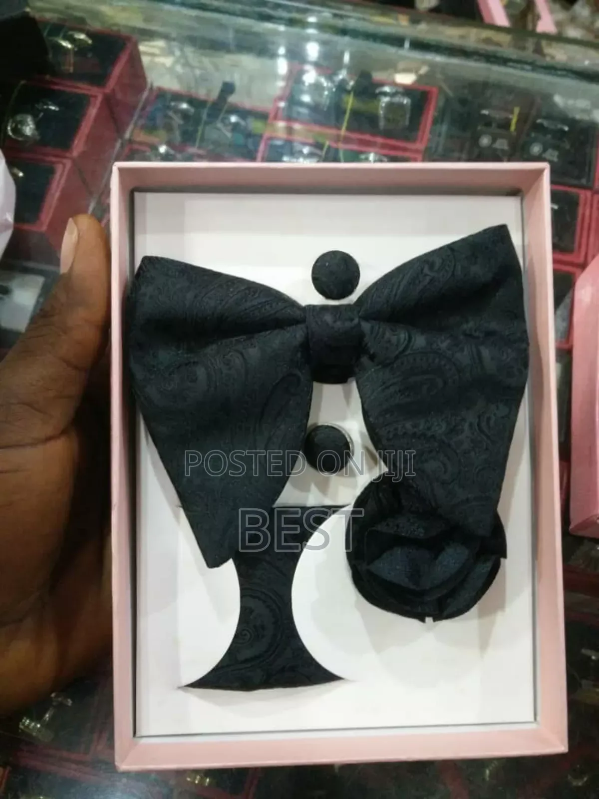 High Quality Material Butterfly Bow Tie Complete 4 in 1 Set