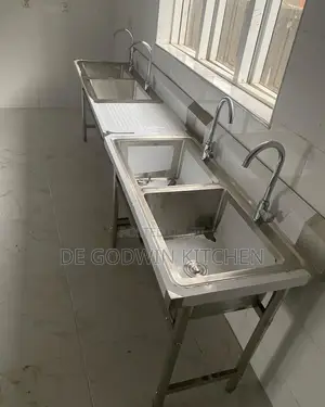 2 Sink With Side and Tap