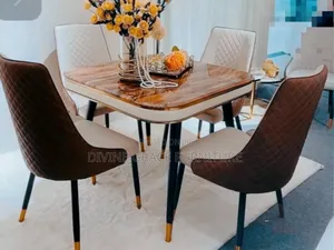 Imported Square Four Seater Dining Table Set