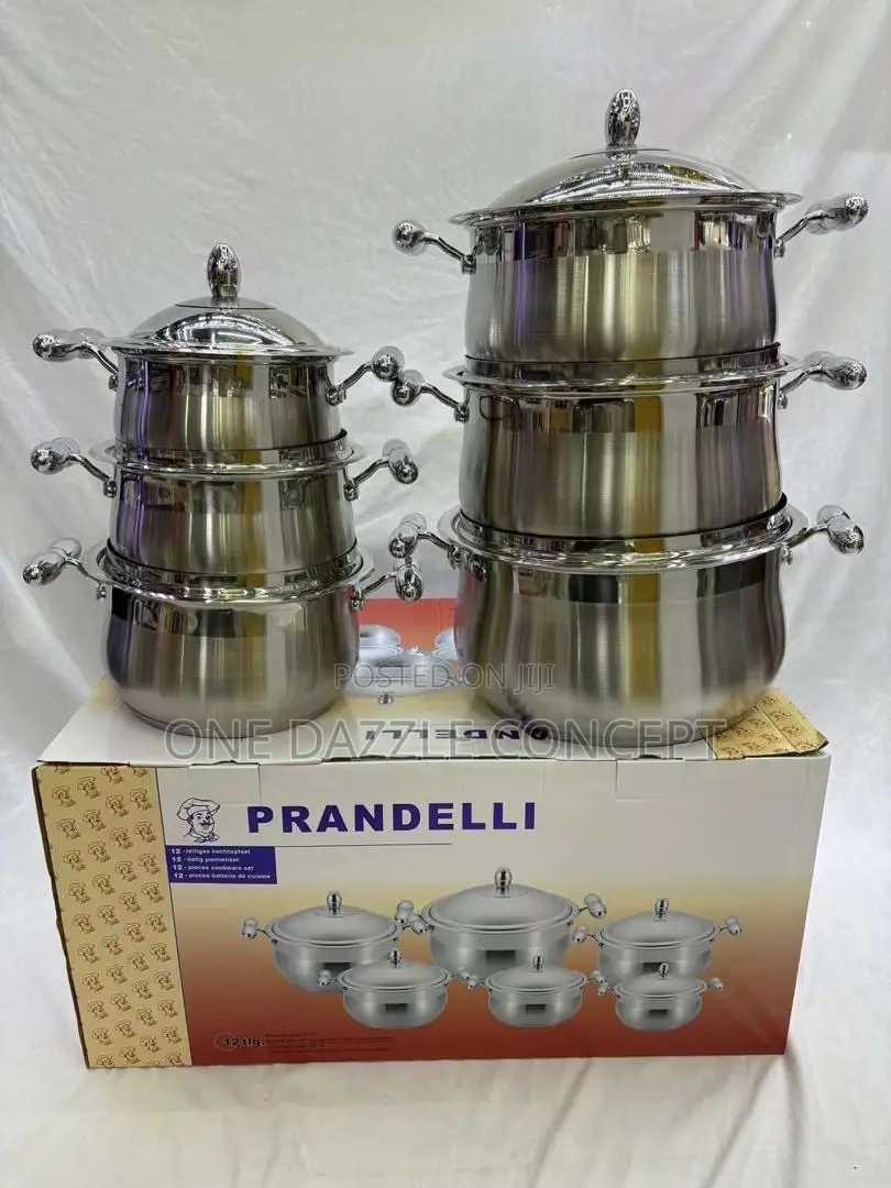 Prandelli 6pieces Stainless Cookware Set