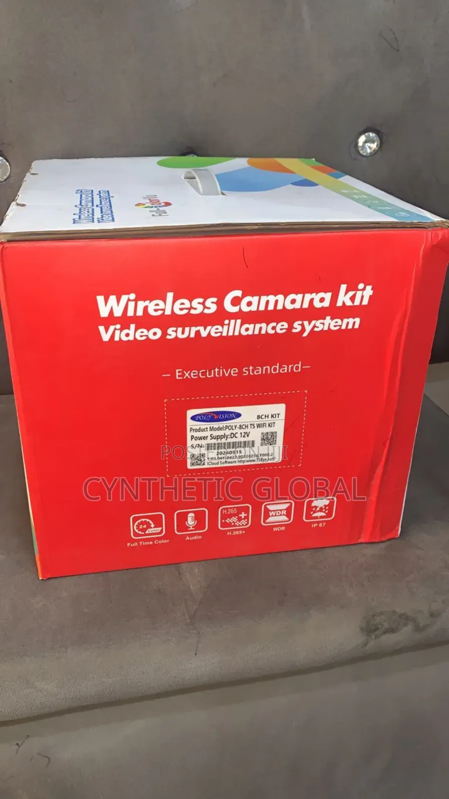 Polyvision 8 Channel Wireless Camera Kit Video Surveillance