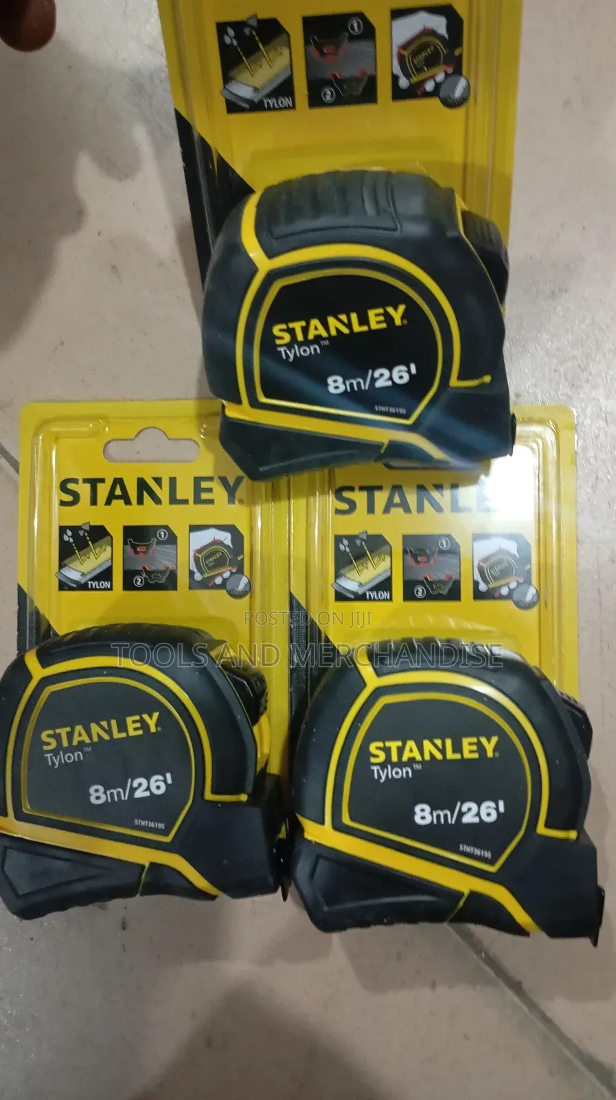 8mtr Stanley Measuring Tape
