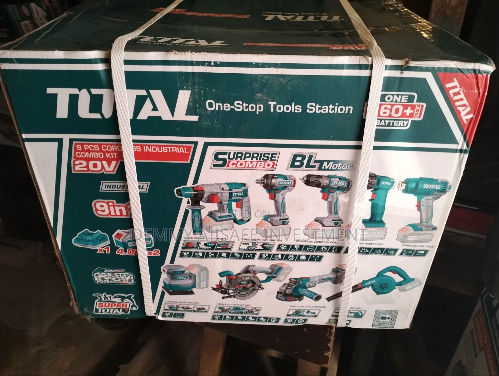 Total 9 in 1 Cordless Combo Kit