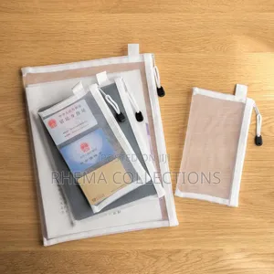 Waterproof Mesh Zipper DOCUMENT STORAGE POUCH