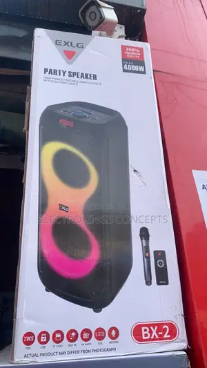 Portable Outdoor/Indoor Party Speaker With Durable Battery