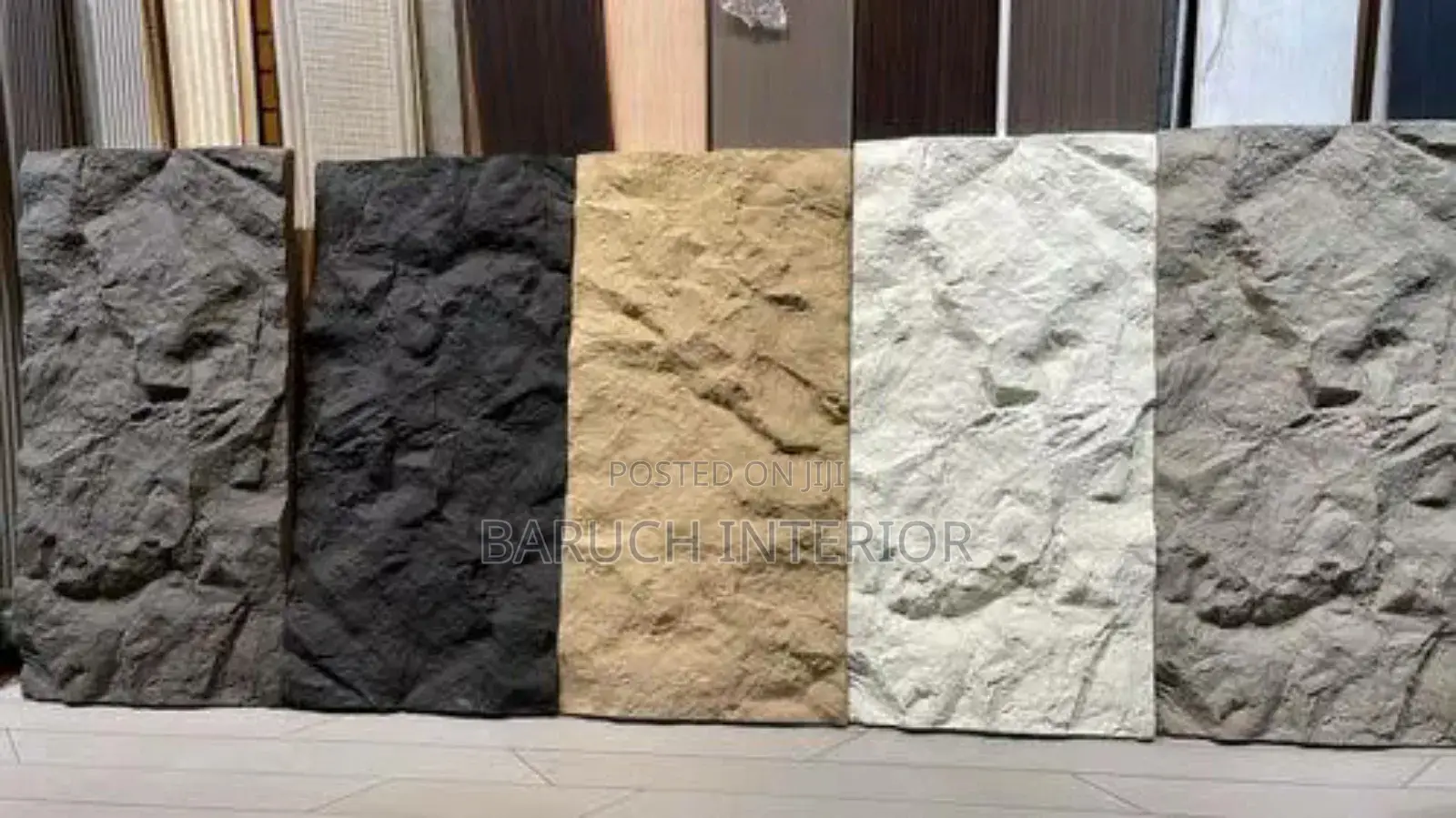 Pu Stone 3D Wall Decoration