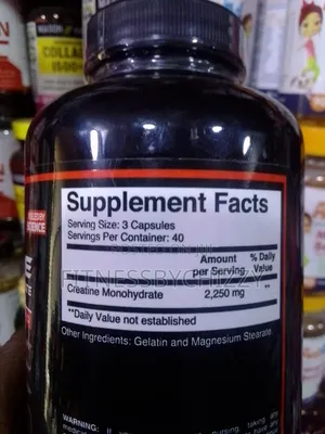 Earth's Creation Creatine Monohydrate 2250mg X 120 Capsules