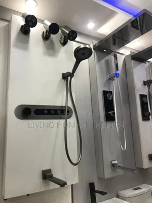 Luxury Gray 5 Way Conduct Shower