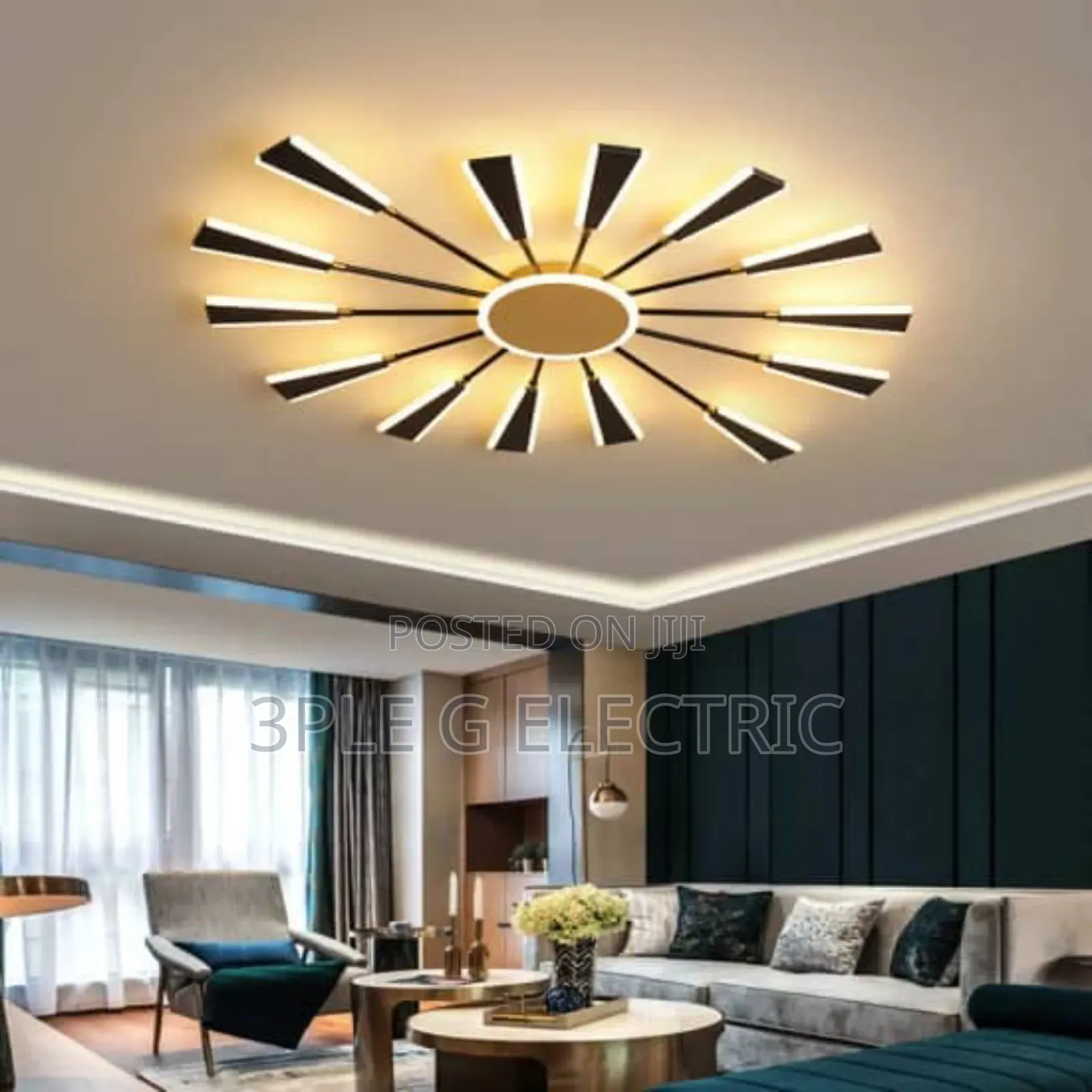 Morden Ceiling Hugging Lamp