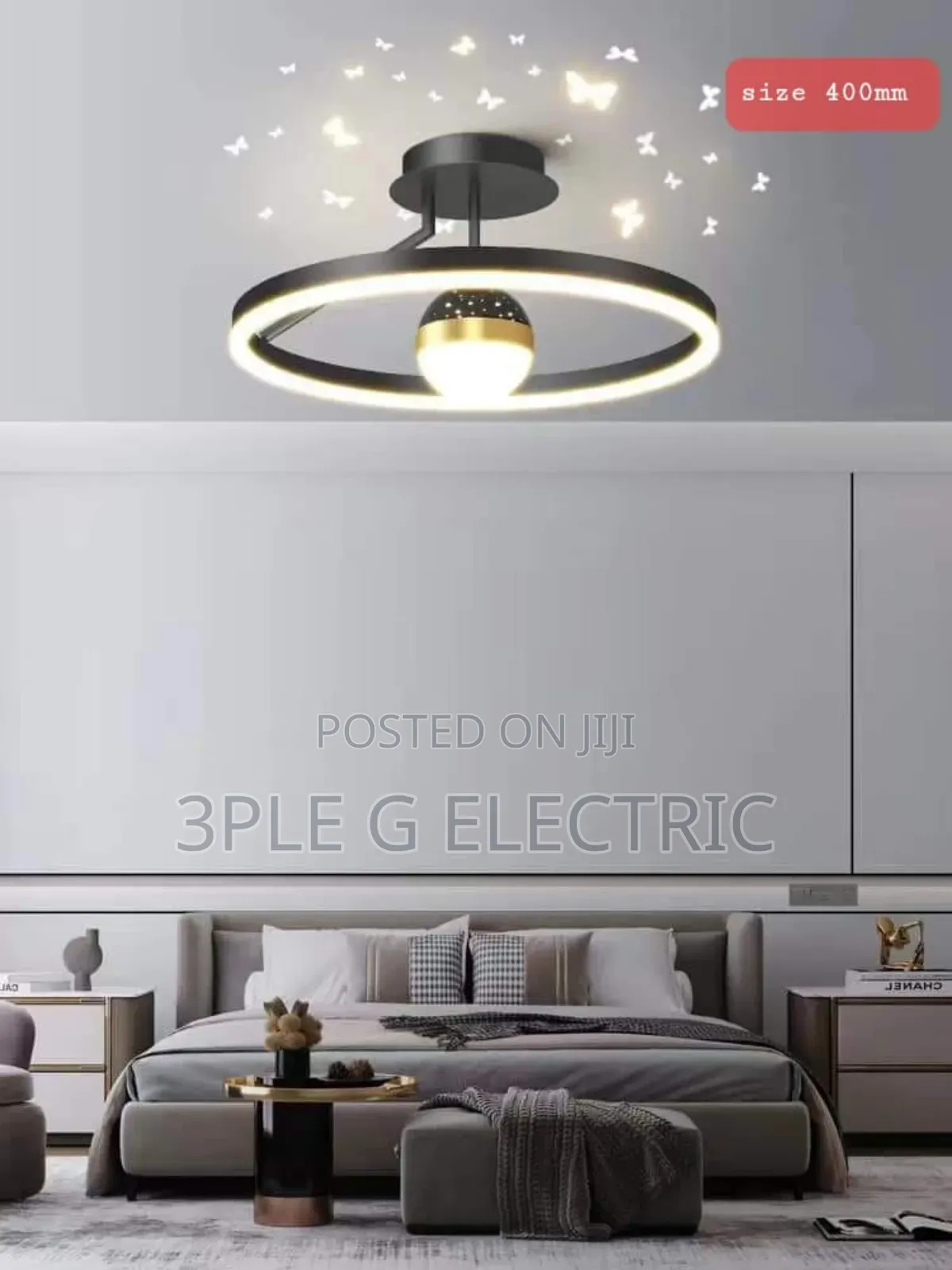 Round Led Ceiling Mounted Light (Size 400mm)