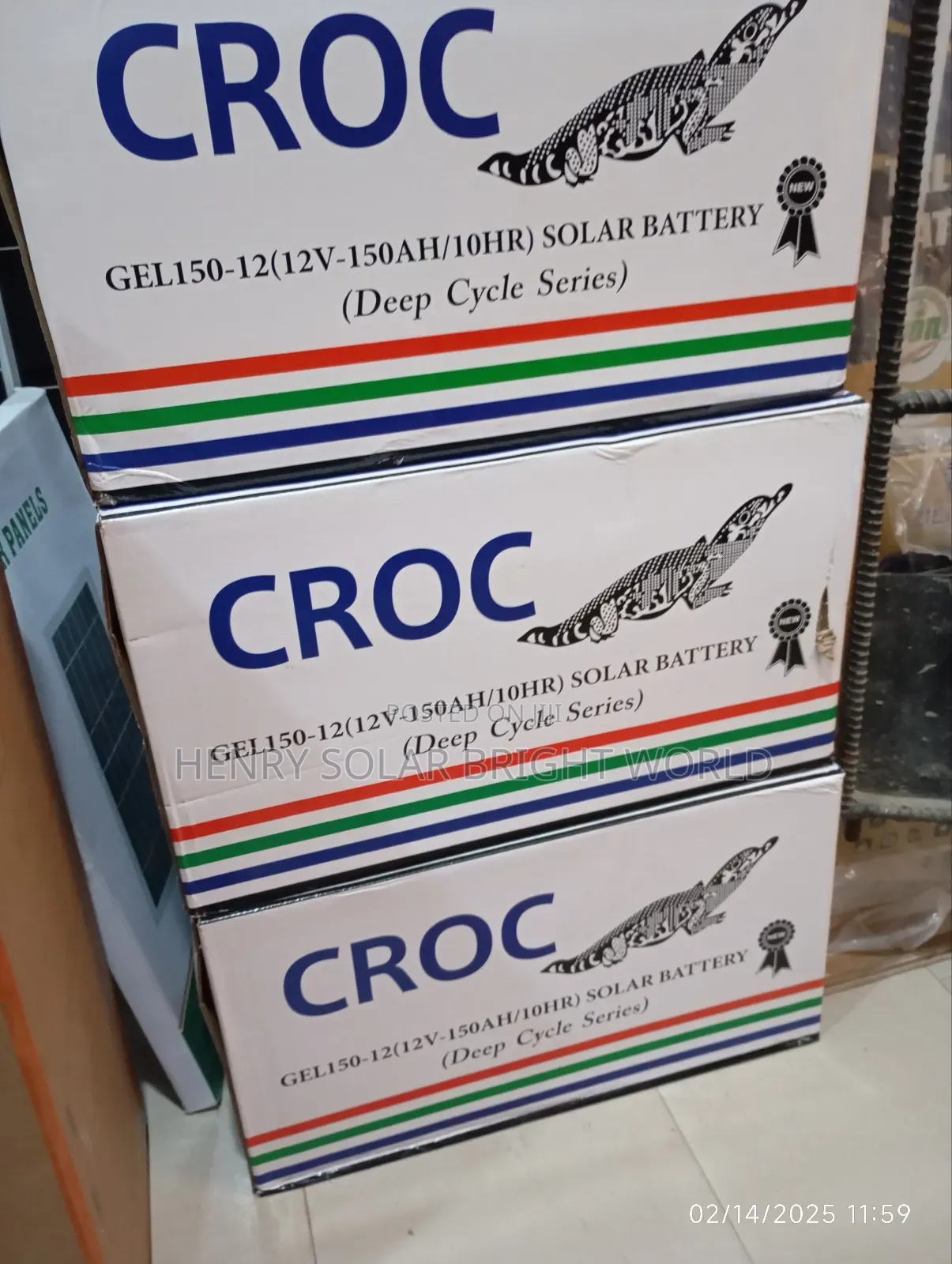 150ah 12v Croc Battery