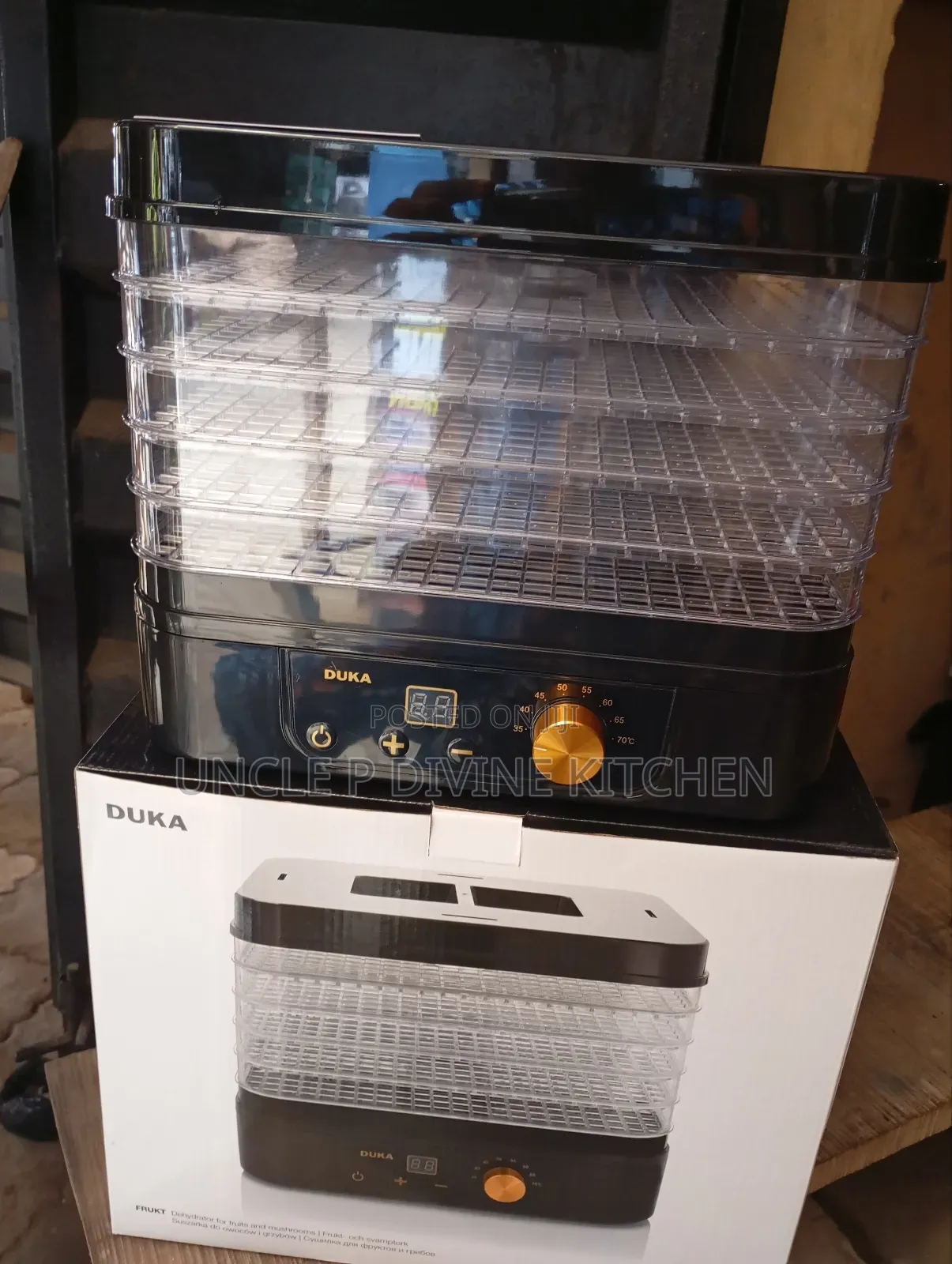 Duka 5 Layers Quality Food Dehydrator, 260W.