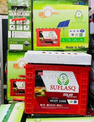 Sunflasq 220ah Solar Tall Tubular Battery