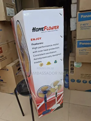 18" Home Flower Standing Fan