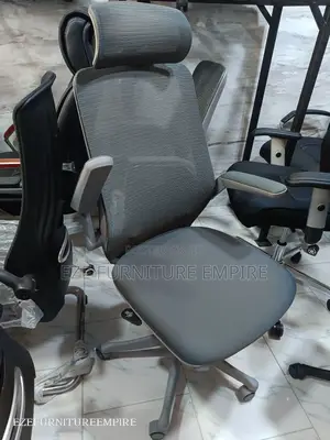 Ergonomic Adjustable Gray Office Chair