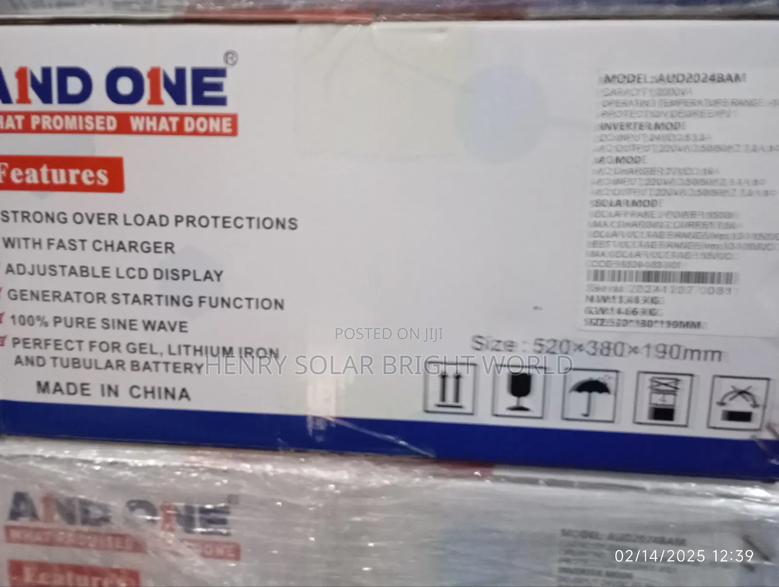 Andone 2kva 24v Hibrid Inverter