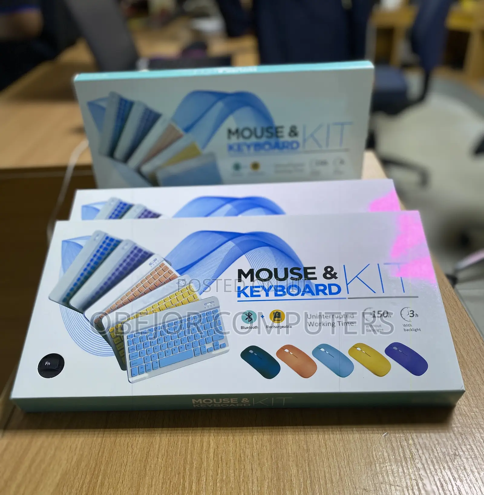 Rechargeable Keyboard and Mouse Combo With Bluetooth