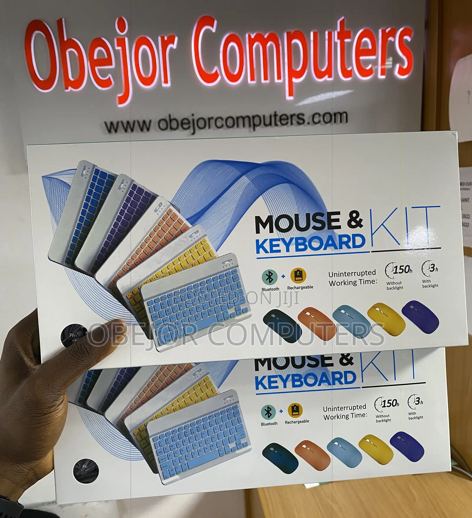 Rechargeable Keyboard and Mouse Combo With Bluetooth