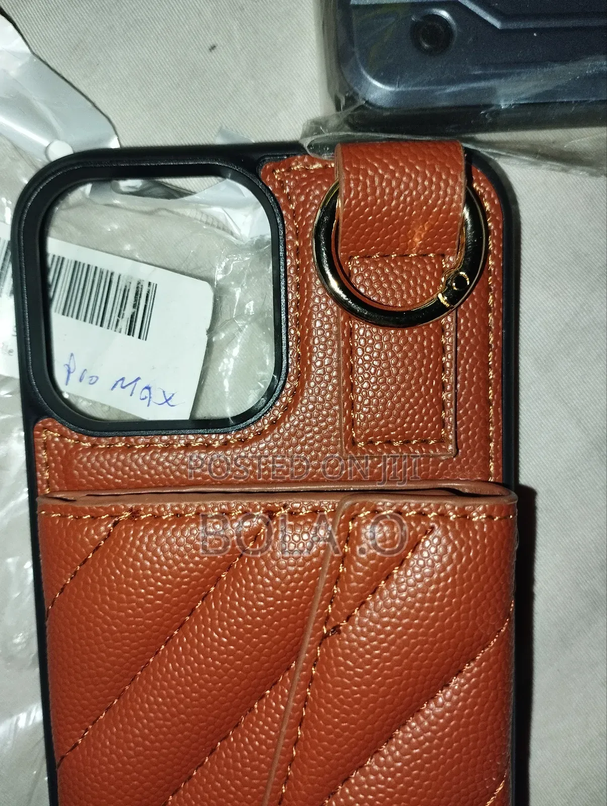 iPhone 13 Pro Max Italian Leather Wallet Case