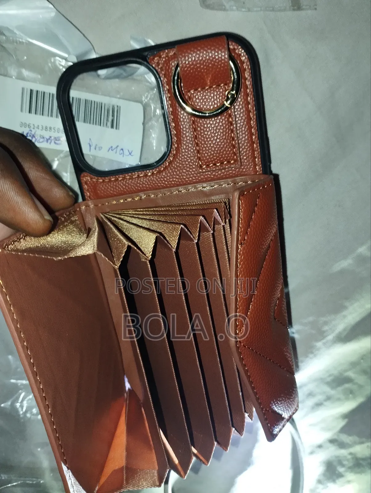 iPhone 13 Pro Max Italian Leather Wallet Case