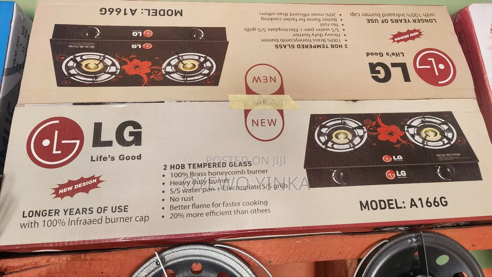 LG Two Face Stove