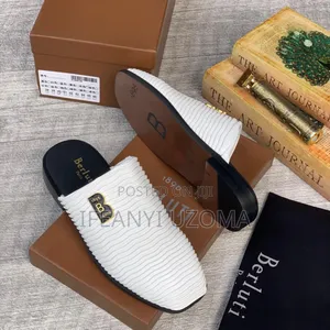 White Color Luxury Half Shoe