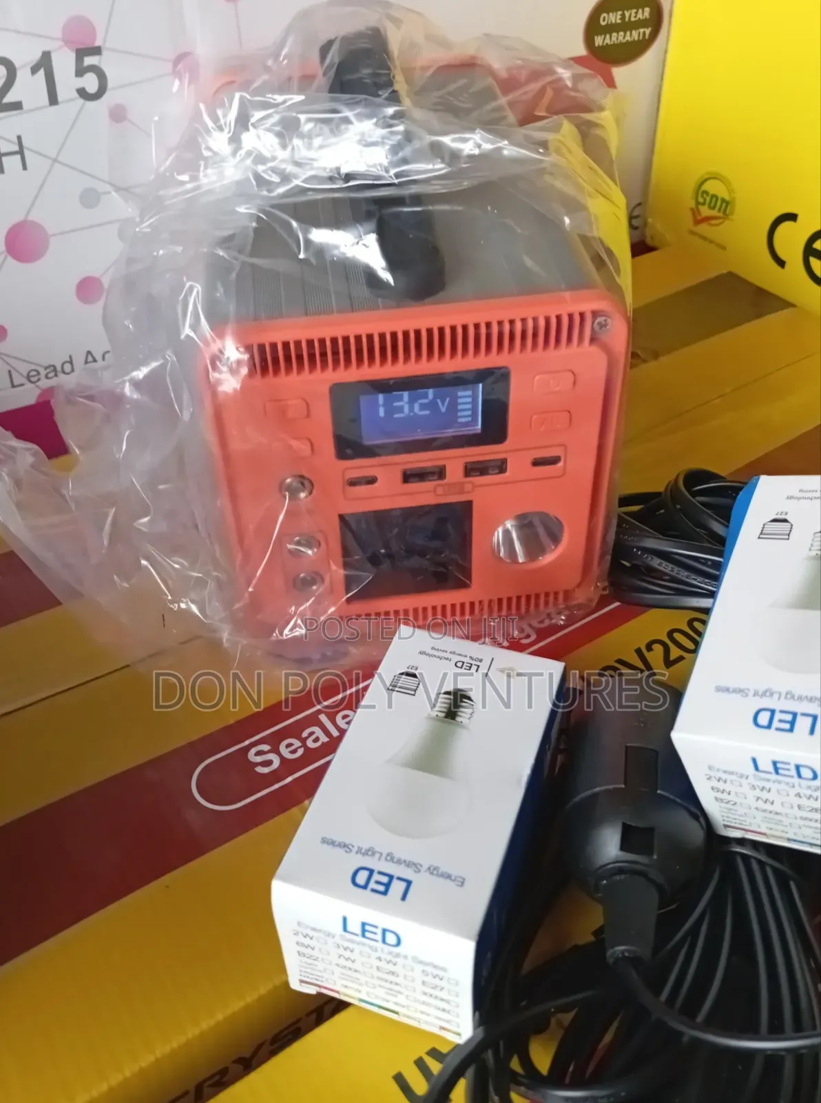 Lithium Battery 300watts Solar Generator