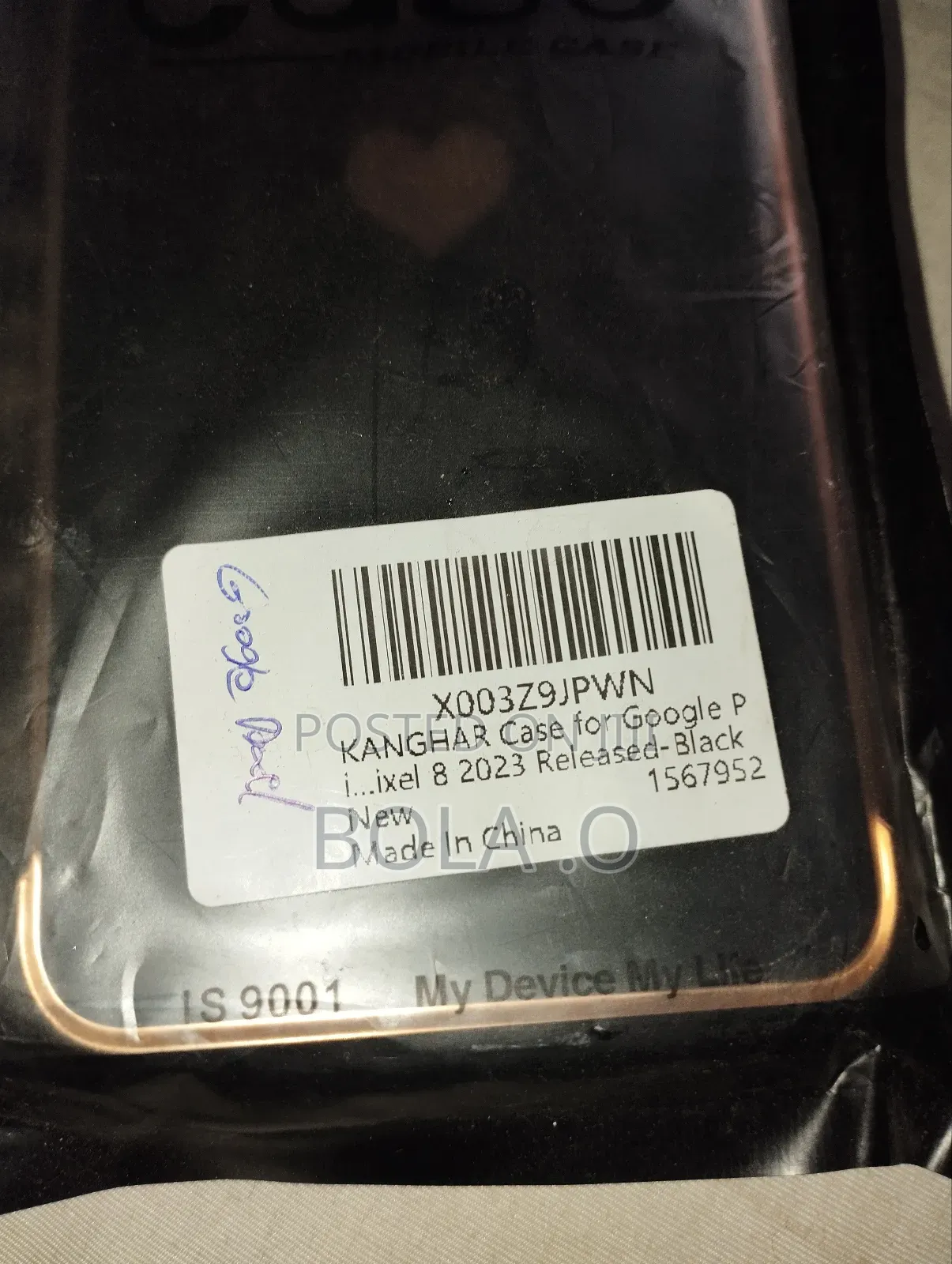 Google Pixel 8 Original Black Case