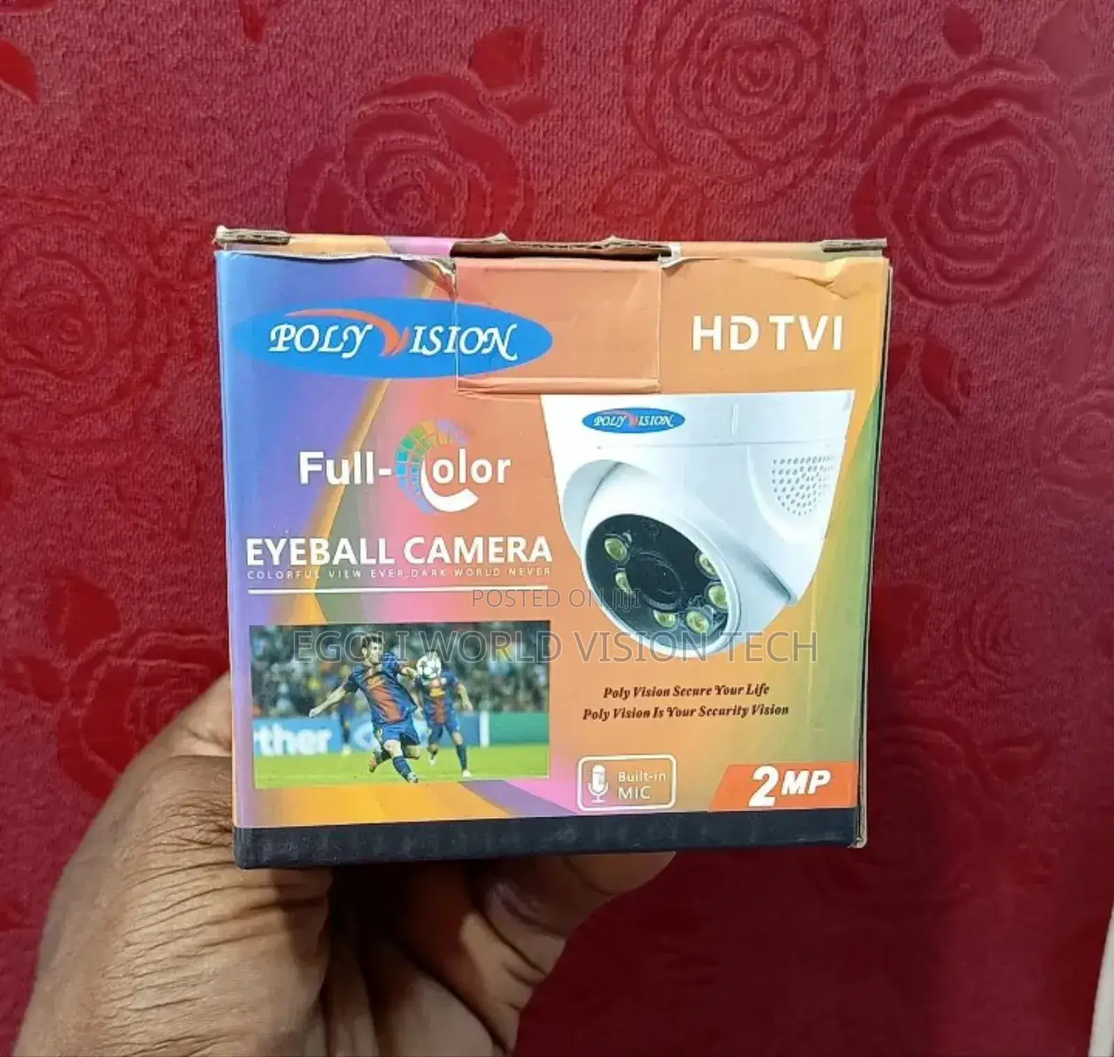Poly Vision Hdtvi Full-color Eyeball Camera 2mp