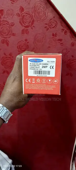 Poly Vision Turbo Tvi Cam IR CCD COLOR CAMERA 2MP