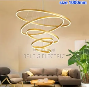 Luxury Round Dropping Light (Size 1000mm) (By 5 Dropping)