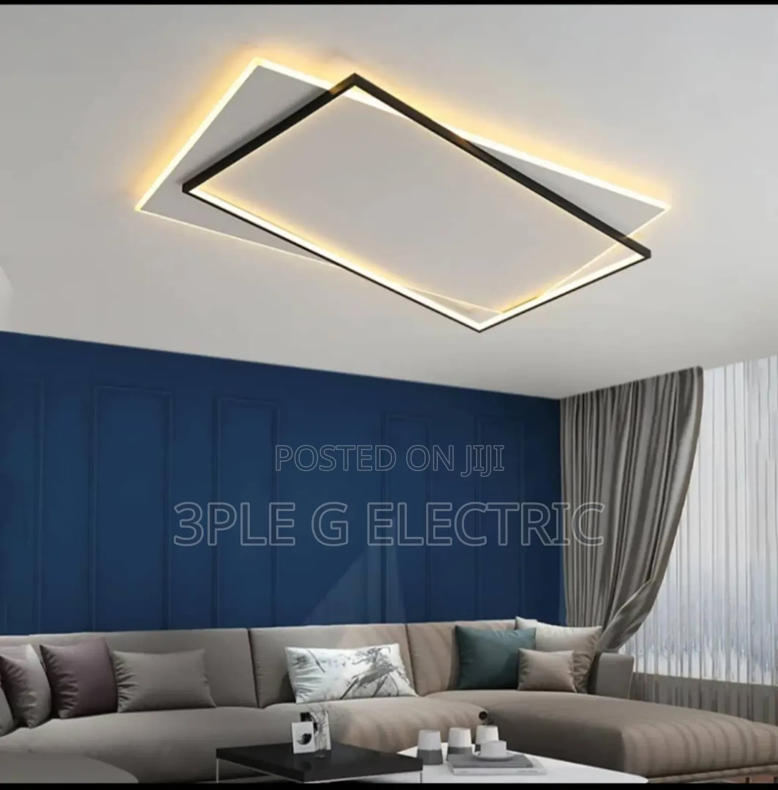 Big Sise Ceiling Mounted Flush Lamp