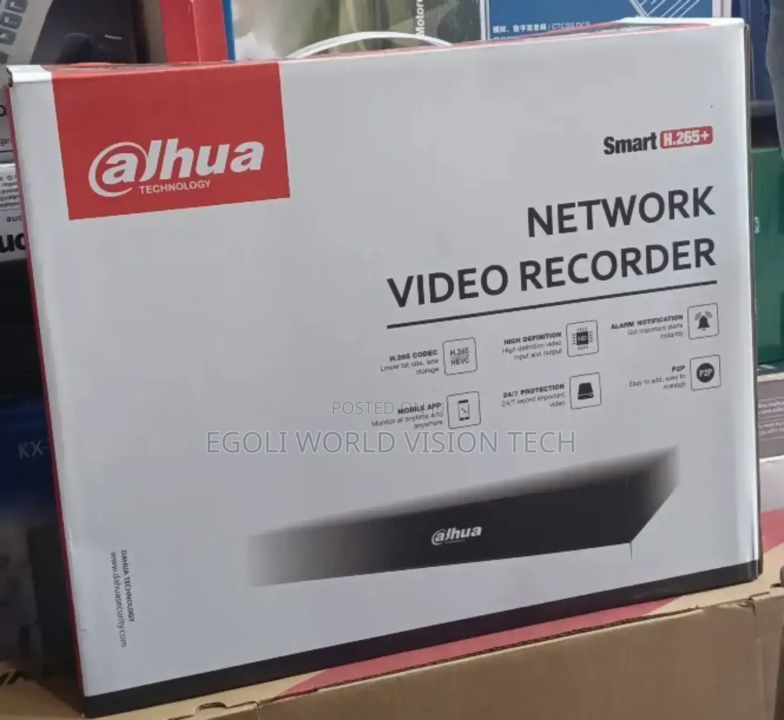 8 Channel Dahua Network Video Recorder Smart H.265+