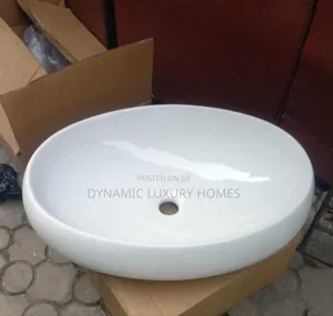 Oval Shape Countertop Wash Hand Basin