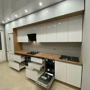Uniquely Designed Kitchen Cabinet