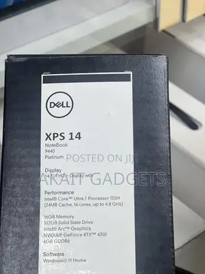 New Laptop Dell XPS 14 9440 16GB Intel Core Ultra 7 SSD 512GB