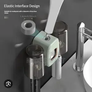 Toothbrush Holder Toothpaste Dispener
