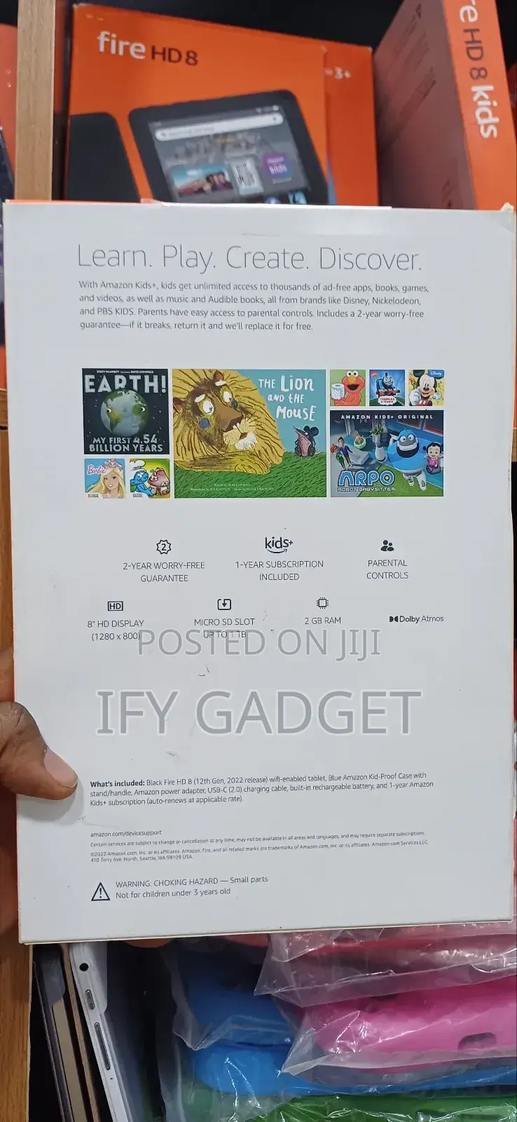 New Amazon Fire HD 8 32 GB Blue