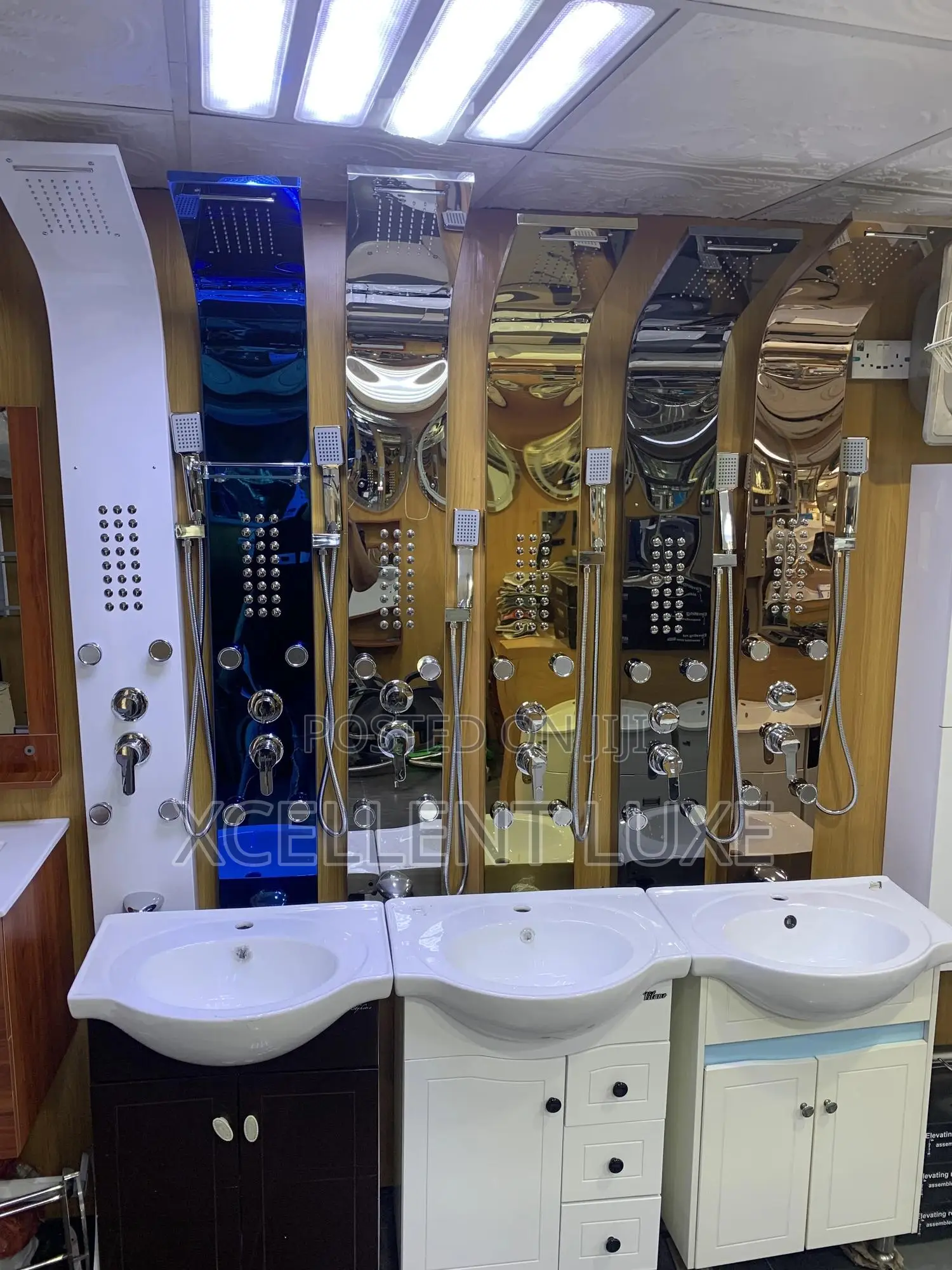 Power Shower Mixer Panel