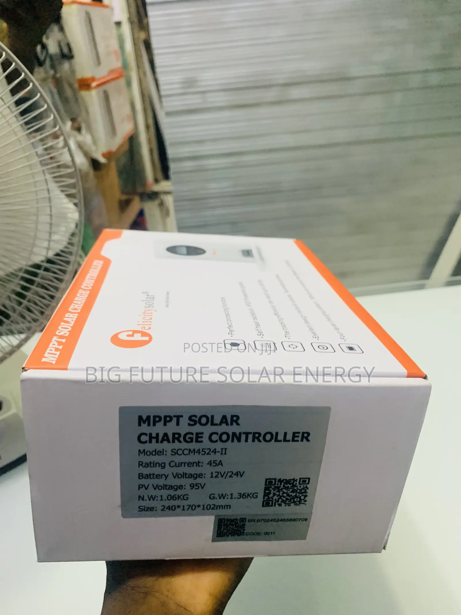 45amps Felicity Charge Controller 12/24v