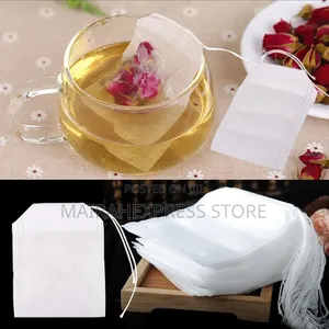 100pcs Non Wooven Condiments Empty Tea Filter Bags