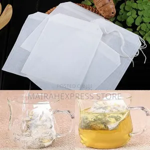 100pcs Non Wooven Condiments Empty Tea Filter Bags